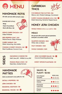 Menu photo 2 Bridgetown Roti Los Angeles, CA Menu photo 2 Bridgetown Roti Los Angeles, CA