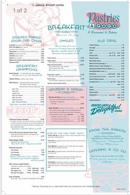 Menu photo 2 Pastries A Go Go Decatur, GA Menu photo 2 Pastries A Go Go Decatur, GA