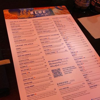 Blue Sushi Sake Grill - Menu - Sushi Bars Near Me - Birmingham, Alabama