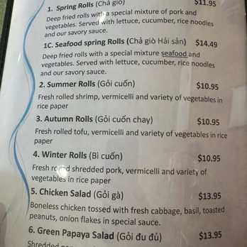 Ocean Pho - Menu - Vietnamese Near Me - Honolulu, Hawaii