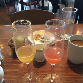Grace's Table - Peach and Strawberry Bellinis - New American Near Me - Napa, California