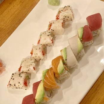 Sakura Sushi - Angel and Rainbow Roll for the win! - Sushi Bars Near Me - Eagle, Idaho Sakura Sushi - Angel and Rainbow Roll for the win! - Sushi Bars Near Me - Eagle, Idaho