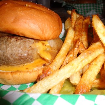 Casper's and Runyon's Nook - Nookie Burger prior to cutting open - Dive Bars Near Me - Saint Paul, Minnesota