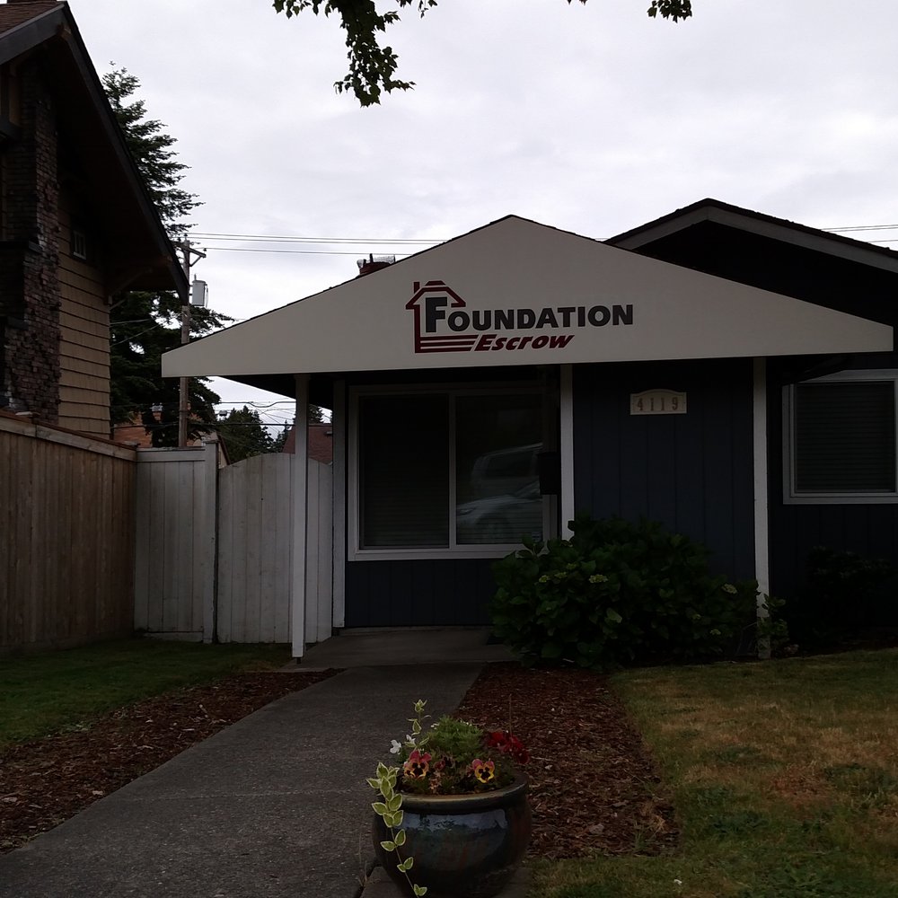 Foundation Escrow - Front door - Real Estate Services Near Me - Tacoma, Washington