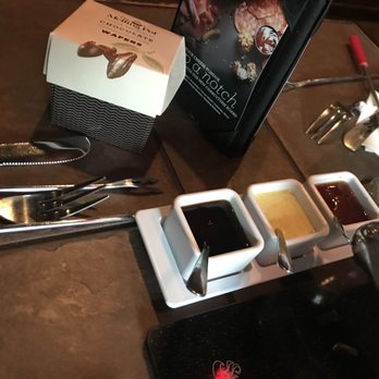 The Melting Pot - Dipping sauces (teriyaki, curry, plum) - Fondue Near Me - Arlington, Virginia The Melting Pot - Dipping sauces (teriyaki, curry, plum) - Fondue Near Me - Arlington, Virginia