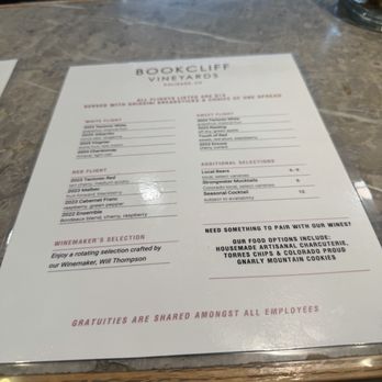 Bookcliff Vineyards - Wine Tasting Room Near Me - Palisade, Colorado