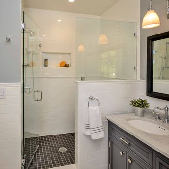 Remodel Now - a bathroom with a walk in shower - General Contractors Near Me - Woodlawn, Maryland Remodel Now - a bathroom with a walk in shower - General Contractors Near Me - Woodlawn, Maryland