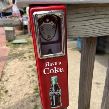 Cliffhangers - a bottle opener on a post - Food Stands Near Me - Aquinnah, Massachusetts Cliffhangers - a bottle opener on a post - Food Stands Near Me - Aquinnah, Massachusetts