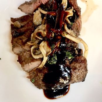 Cured - Flat iron steak with mushrooms. Inconsistent cook and poorly seasoned - Cocktail Bars Near Me - San Antonio, Texas Cured - Flat iron steak with mushrooms. Inconsistent cook and poorly seasoned - Cocktail Bars Near Me - San Antonio, Texas
