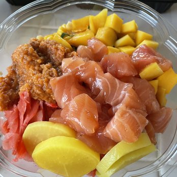 Hanami - Poke Bowl with Salmon and Spicy Tuna - Ramen Near Me - San Leandro, California