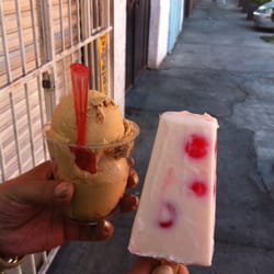 ¡Mi paleta de cereza estaba deliciosa y muy cremosita!
