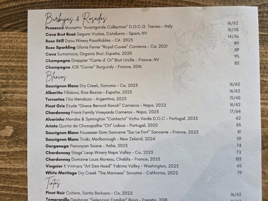 Menu photo 7 La Costanera Half Moon Bay, CA
