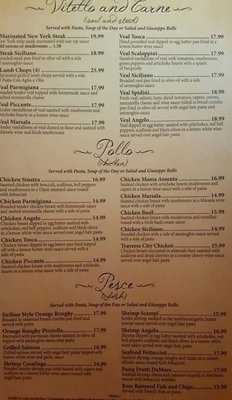 Menu photo 1 Giuseppe's Restaurant Chesterfield, MI