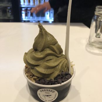 Pressed Juicery - Matcha freeze with dark chocolate chips, coconut, and granola - Juice Bars & Smoothies Near Me - Glendale, California Pressed Juicery - Matcha freeze with dark chocolate chips, coconut, and granola - Juice Bars & Smoothies Near Me - Glendale, California