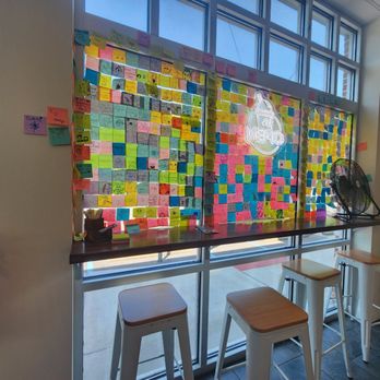 Joyu Tea & Coffee - Post it notes wall - Bubble Tea Near Me - Chesapeake, Virginia Joyu Tea & Coffee - Post it notes wall - Bubble Tea Near Me - Chesapeake, Virginia