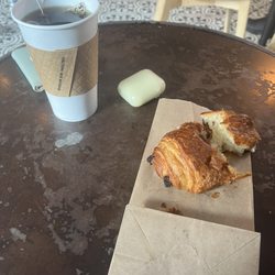 Hungry Ghost - Earl grey tea and a chocolate croissant