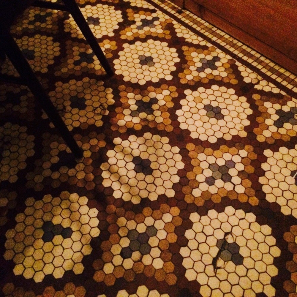 Meadowsweet - Love the multi colored hex tile! Nobody notices these details? Damn. Everyone's too busy putting their food on Instagram. - New American Near Me - Brooklyn, New York Meadowsweet - Love the multi colored hex tile! Nobody notices these details? Damn. Everyone's too busy putting their food on Instagram. - New American Near Me - Brooklyn, New York