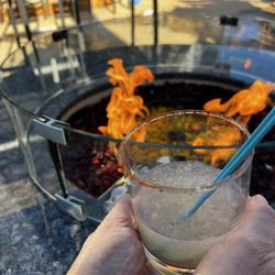 Colorado Tap House - Marg + warm fire = heaven