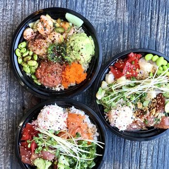 Ahipoki - These 3 poke bowls though? :) - Seafood Near Me - Scottsdale, Arizona