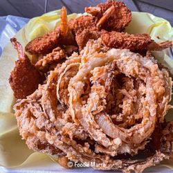 Griffs Grill - Catfish, shrimp, fried okra, onion rings and hush puppies