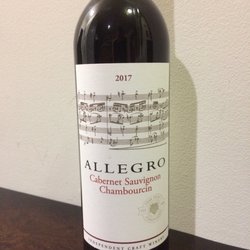 Allegro Wine Shoppe - Excellent Cab Sav and Chambourcin blend