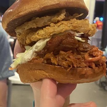 The Hangout - PULLED PORK BBQ SANDWICH - Burgers Near Me - Myrtle Beach, South Carolina