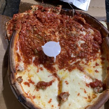 Rosati's Pizza Chicago Loop - Burnt pizza and what i could scoop back ontop of pizza off the box. - Pizza Near Me - Chicago, Illinois Rosati's Pizza Chicago Loop - Burnt pizza and what i could scoop back ontop of pizza off the box. - Pizza Near Me - Chicago, Illinois