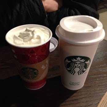 Starbucks - white hot chocolate & eggnog latte... - Coffee & Tea Near Me - Leduc, Alberta Starbucks - white hot chocolate & eggnog latte... - Coffee & Tea Near Me - Leduc, Alberta