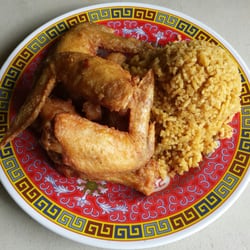 China Express - Yummy Chicken wings with Fried Rice
