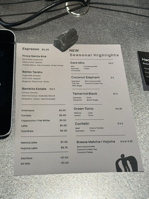Menu photo 1 Monolith Coffee Alhambra, CA Menu photo 1 Monolith Coffee Alhambra, CA