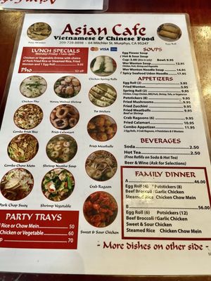 Menu photo 2 The Asian Cafe Murphys, CA Menu photo 2 The Asian Cafe Murphys, CA