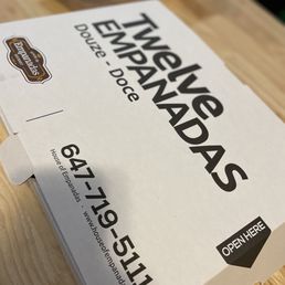The front of the box & contact info