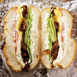 Albemarle Food - Modega - BLT with fried eggs..