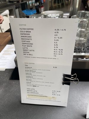 Menu photo 1 Mast Coffee Sacramento, CA Menu photo 1 Mast Coffee Sacramento, CA