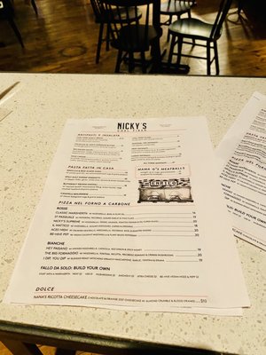 Menu photo 3 Nicky's Coal Fired Nashville, TN Menu photo 3 Nicky's Coal Fired Nashville, TN