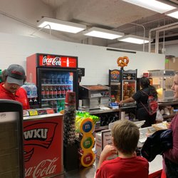 Concession stand sells the regular plus BEERS!