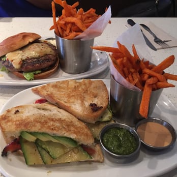 The Counter - Veggie sandwich, burger and sweet potato fries. - Burgers Near Me - Honolulu, Hawaii The Counter - Veggie sandwich, burger and sweet potato fries. - Burgers Near Me - Honolulu, Hawaii