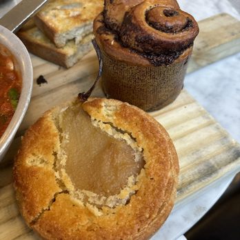 Tatte Bakery & Cafe | Summer St - Pear Tart & Chocolate Rose - Breakfast & Brunch Near Me - Boston, Massachusetts