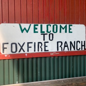 FoxfIre Ranch - welcome to foxfire ranch sign - Jazz & Blues Near Me - Waterford, Mississippi