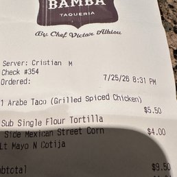 Receipt Receipt