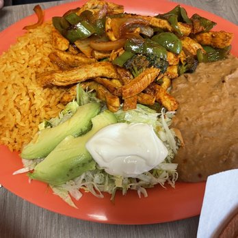 Amigos Mexican Restaurant - Chicken fajitas. - Mexican Near Me - Frankfort, Illinois