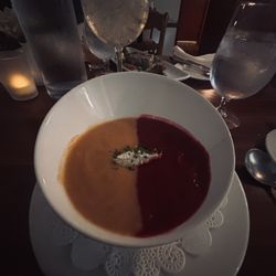 La Bécasse - Yellow/Red beet gazpacho