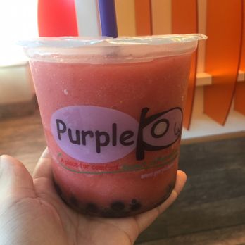 Purple Kow - They serve bowl like cups! How cute :) - Desserts Near Me - Berkeley, California
