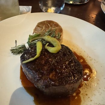 The Greggory - 9oz filet with bordelaise sauce - Cocktail Bars Near Me - South Barrington, Illinois