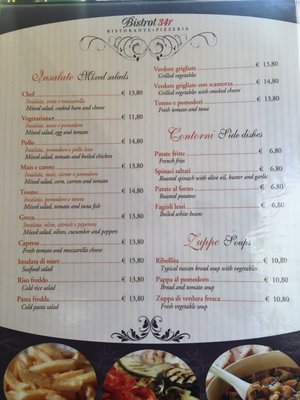 Menu photo 2 Bistrot 34R Florence, FI