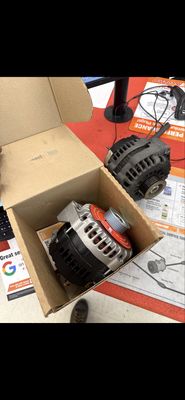 Alternator replacement - Customer stated that her lights were flickering& dimming in her car would not start when she would shut it off, but she replace the battery Alternator replacement - Customer stated that her lights were flickering& dimming in her car would not start when she would shut it off, but she replace the battery