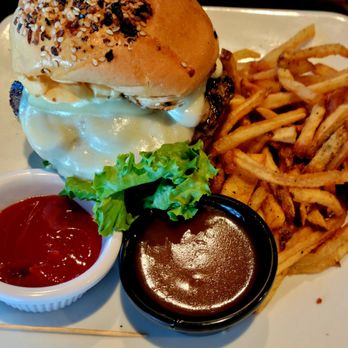 Local Goat - Bison burger and hand cut fries - New American Near Me - Pigeon Forge, Tennessee Local Goat - Bison burger and hand cut fries - New American Near Me - Pigeon Forge, Tennessee