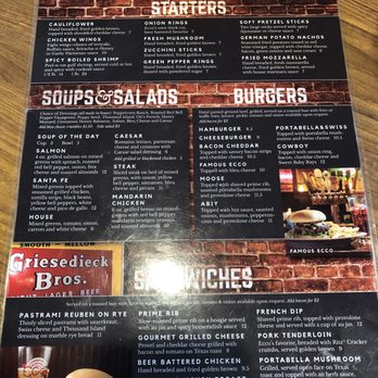 Ecco Lounge - Main menu - American Near Me - Jefferson City, Missouri