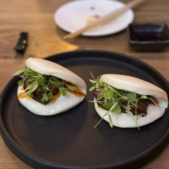 XOXO Sushi Bar - Pork belly bao buns, ordered twice. - Sushi Bars Near Me - Chestnut Hill, Massachusetts