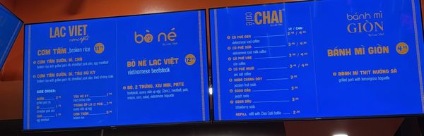 Menu photo 4 Lac Viet Concepts Westminster, CA Menu photo 4 Lac Viet Concepts Westminster, CA